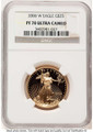 Bullionshark 2006-W $25 Proof 1/2 oz American Gold Eagle Coin NGC PF70 UCAM - HAT507770009 