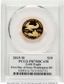Bullionshark 2015-W $10 Proof 1/4 oz American Gold Eagle Coin PCGS PR70 DCAM - HAT788549004 