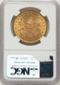 1873 $20 Liberty Gold Double Eagle NGC MS61   Closed 3 coin back image