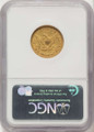 1848 $5 Liberty Gold Half Eagle Coin NGC AU50 coin back image