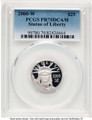Bullionshark 2000-W $25 Proof 1/4 oz Platinum Eagle Coin PCGS PR70 DCAM - Statue of Liberty - HAT781206028 