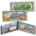  1926-2026 Route 66 100 Anniversary Legal Tender $2 Bill - USA 250 Anniversary Edition 