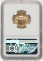 2021-W $10 Proof 1/4 oz American Gold Eagle Coin NGC PF70 UCAM - Type Two - Unfinished  Dies coin back image