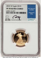 Bullionshark 2023-W G$10 Proof 1/4 oz American Gold Eagle Coin NGC PF70 UCAM - HAT524550006 