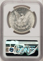 1884-S S$1 Morgan Silver Dollar Coin NGC AU58 coin back image