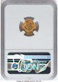 1888 G$1 Gold Dollar Coin NGC MS64 coin back image