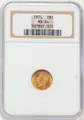 Bullionshark 1874 G$1 Gold Dollar Coin NGC MS64 - HAT788792001 