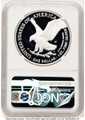 2025-W $1 Proof American Silver Eagle Coin NGC PF70 UCAM - Laser Privy coin back image