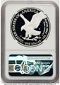 2025-W $1 Proof American Silver Eagle Coin NGC PF70 UCAM - U.S. Navy Privy - First Day of Issue coin back image