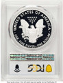 2020-W S$1 Proof American Silver Eagle Coin PCGS PR70 DCAM - v75 Privy coin back image
