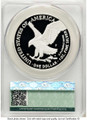 2025-W $1 Proof American Silver Eagle Coin CACG PR70 DCAM - U.S. Marine Corps Privy coin back image