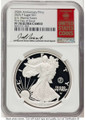 2025-W $1 Proof American Silver Eagle Coin NGC PF70 UCAM - U.S. Marine Corps Privy coin front image
