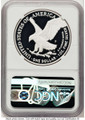 2025-W $1 Proof American Silver Eagle Coin NGC PF70 UCAM - U.S. Marine Corps Privy coin back image