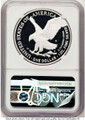 2025-S $1 Proof American Silver Eagle Coin NGC PF70 UCAM - U.S. Navy Privy - Advanced Release coin back image