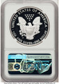 2016-W S$1 Proof American Silver Eagle Coin NGC PF70 UCAM - Lettered Edge - 30th Anniversary coin back image