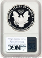 2019-W S$1 Proof American Silver Eagle Coin NGC PF70 UCAM coin back image