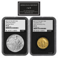  1776–2026 Semiquincentennial Standing Liberty Gold Coin & Silver Medal Set NGC SP70 Black Label Limited Edition 1 of 10 w/COA 