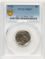 1936 5C Buffalo Nickel Coin PCGS MS67 coin front image