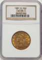 1892-CC $10 Liberty Gold Eagle Coin NGC AU58 coin front image