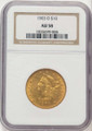 1903-O $10 Liberty Gold Eagle Coin NGC AU58 coin front image