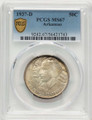 1937-D 50C Commemorative Silver Coin PCGS MS67   Arkansas coin front image