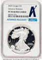 Bullionshark 2025-S S$1 Proof American Silver Eagle Coin NGC PF70 UCAM - Advanced Release - HAT782772078 