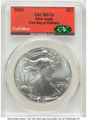 2026 $1 American Silver Eagle Coin CACG MS70 coin front image
