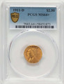 Bullionshark 1911-D $2.5 Indian Gold Quarter Eagle Coin PCGS MS64  + - HAT769563025 