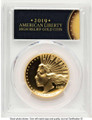 Bullionshark 2019-W $100 Gold High Relief Coin PCGS MS70   Enhanced - HAT789372002 