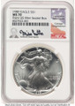 Bullionshark 1989 S$1 American Silver Eagle Coin NGC MS70 - HAT519904255 