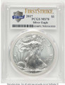 Bullionshark 2017 S$1 American Silver Eagle Coin PCGS MS70 - First Strike - HAT774943048 