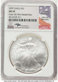 Bullionshark 2007 S$1 American Silver Eagle Coin NGC MS70 - HAT773359023 