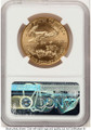2006-W $50 Burnished 1 oz American Gold Eagle Coin NGC MS70 coin back image