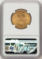 1891-CC $10 Liberty Gold Eagle Coin NGC MS60 coin back image
