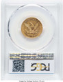 1862 $5 Liberty Gold Half Eagle Coin PCGS AU55 coin back image