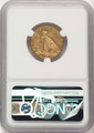 1910 $5 Indian Gold Half Eagle Coin NGC MS63 coin back image