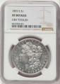 1893-S S$1 Morgan Silver Dollar Coin NGC XF   Details coin front image