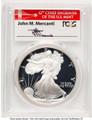 Bullionshark 1986-S S$1 Proof American Silver Eagle Coin PCGS PR70 DCAM - Mercanti Signature 1 of 500 - HAT777573001 