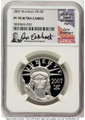 2007-W $100 Proof Modern Bullion Coin NGC PF70   One-Ounce Platinum Eagle - Statue of Liberty coin front image