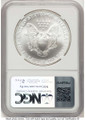 2007 S$1 American Silver Eagle Coin NGC MS70 coin back image