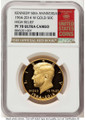Bullionshark 2014-W 50C Proof Kennedy Half Dollar Coin NGC PF70   Gold - 50th Anniversary - HAT783687005 