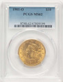1901-O $10 Liberty Gold Eagle Coin PCGS MS62 coin front image