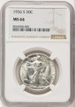 1936-S 50C Walking Liberty Half Dollar Coin NGC MS66 coin front image