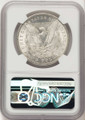 1892-O S$1 Morgan Silver Dollar Coin NGC MS64  + coin back image