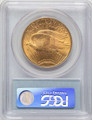 1911-S $20 Saint Gaudens Double Eagle PCGS MS64  CAC coin back image