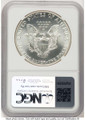 1986-(S) S$1 American Silver Eagle Coin NGC MS70 - Struck at San Francisco coin back image
