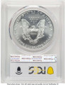 1999 S$1 American Silver Eagle Coin PCGS MS70 coin back image