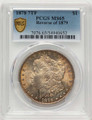 1878 7TF S$1 Morgan Silver Dollar Coin PCGS MS65   Reverse of 1879 coin front image