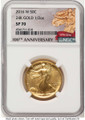 2016-W 50C Modern Bullion Coin NGC MS70   Walking Liberty - Half-Ounce Gold coin front image