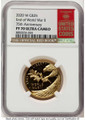Bullionshark 2020-W $25 Proof Modern Bullion Coin NGC PF70   End of World War II 75th Anniversary Gold $25 - HAT760073001 